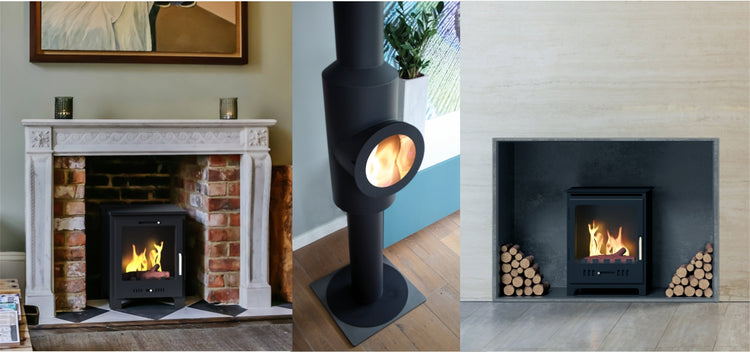 Bioethanol Fires Stoves Fireplaces Heaters, no chimney / flue required. Call The Stove House West Sussex  01730 810931