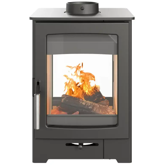 Parkray Aspect 4 Eco Double Sided Woodburning Stove at The Stove House Ltd. West Sussex.