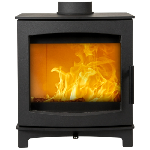 Mi-Fires Tinderbox Large 5kW Multi Fuel Stove. ECODesign 2022, Smoke Control Area Exempt, 81.3% Efficient, A+ Energy Rating at The Stove House Ltd. West Sussex.