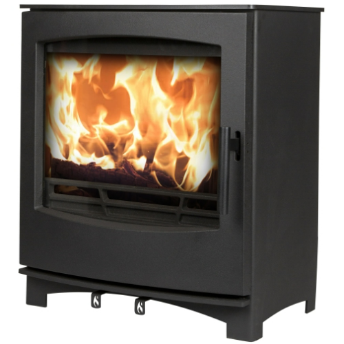 Mi-Fires Tinderbox Large 5kW Multi Fuel Stove. ECODesign 2022, Smoke Control Area Exempt, 81.3% Efficient, A+ Energy Rating at The Stove House Ltd. West Sussex.