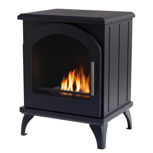 Austin - Black & White Freestanding Bioethanol Stove