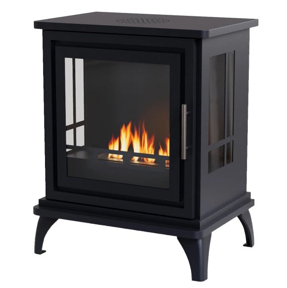 Nashville - Black & White Freestanding Bioethanol Stove