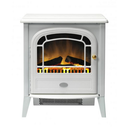 The Dimplex Courchevel Optiflame electric stove has a classic modern design perfect for all interiors.  Optiflame effect with 2kW fan heater at The Stove House Ltd.