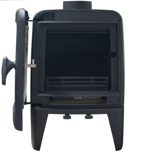 Mi-Fires Medium Firepod 5kW Wood Stove. ECODesign 2022, Smoke Control Area Exempt, 78.8% Efficient, A Energy Rating at The Stove House Ltd. West Sussex.