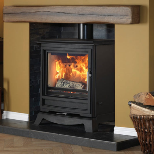 CJ Purevision LPV8 Linea Multi fuel 8kW Stove Charlton and Jenrick fires stoves and woodburners from your local stockist The Stove House in Midhurst Nr Chichester Haslemere West Dean Petworth Pulborough Arundel Storrington and surrounding areas -The Stove House - 01730810931