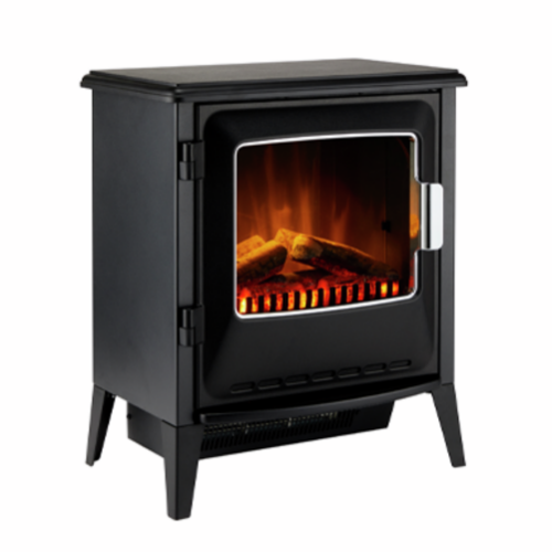 The Dimplex Lucia Optiflame electric stove has a classic modern design perfect for all interiors.  Optiflame effect with 2kW fan heater at The Stove House Ltd.