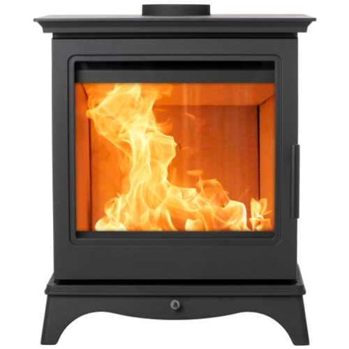 MI-Fire Large Chatsworth 5kW Wood Stove.  ECODesign 2022, Smoke Control Area Exempt, 85.1% Efficient, A+ Energy Rating at The Stove House Ltd. West Sussex.