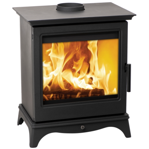 MI-Fire Large Chatsworth 5kW Wood Stove.  ECODesign 2022, Smoke Control Area Exempt, 85.1% Efficient, A+ Energy Rating at The Stove House Ltd. West Sussex.