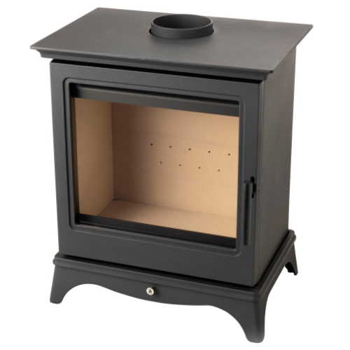 MI-Fire Large Chatsworth 5kW Wood Stove.  ECODesign 2022, Smoke Control Area Exempt, 85.1% Efficient, A+ Energy Rating at The Stove House Ltd. West Sussex.