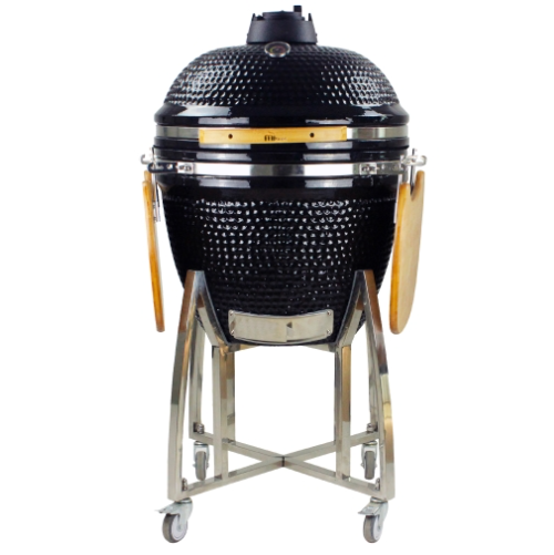 Mi-Fires 27" Black Kamado Grill all-in-one BBQ & Smoker at The Stove House Ltd. West Sussex.