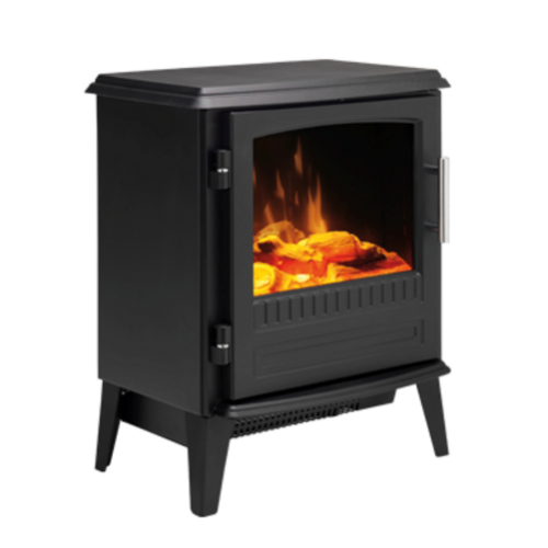 The Dimplex Bari Optiflame electric stove has a classic modern design perfect for all interiors.  Optiflame effect with 2kW fan heater at The Stove House Ltd.