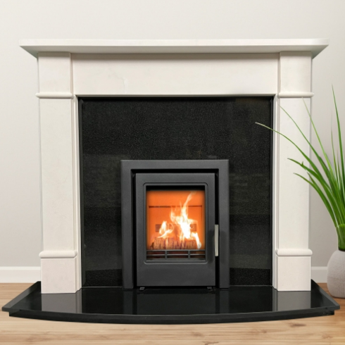 Mi-Fires Coniston multi-fuel 5kW inset stove. ECODesign 2022 and Smoke Control Area Exempt at The Stove House Ltd, West Sussex