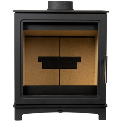 Mi-Fires Grisedale 5kW Wood Stove.  ECODesign 2022, Smoke Control Area Exempt, 80.4% Efficient at The Stove House Ltd. West Sussex.