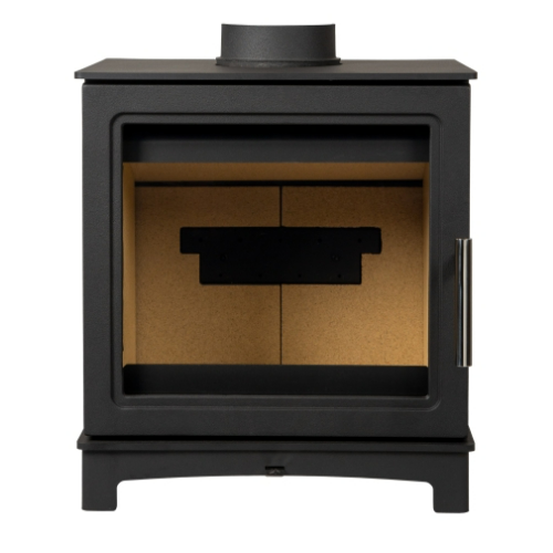 Mi-Fires Loughrigg 4.9kW Wood Stove. 
 ECODesign 2022, Smoke Control Area Exempt, 82.7% Efficient at The Stove House Ltd. West Sussex.