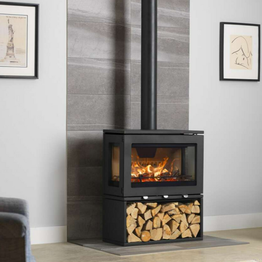 PUREVISION - Charlton & Jenrick  LPV8 Linear wood-burning stove