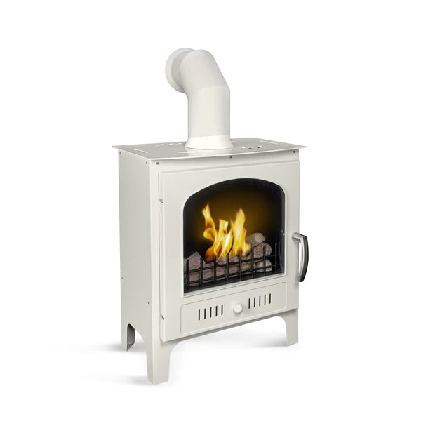 Traditional Slimline Light Pebble Bioethanol Stove