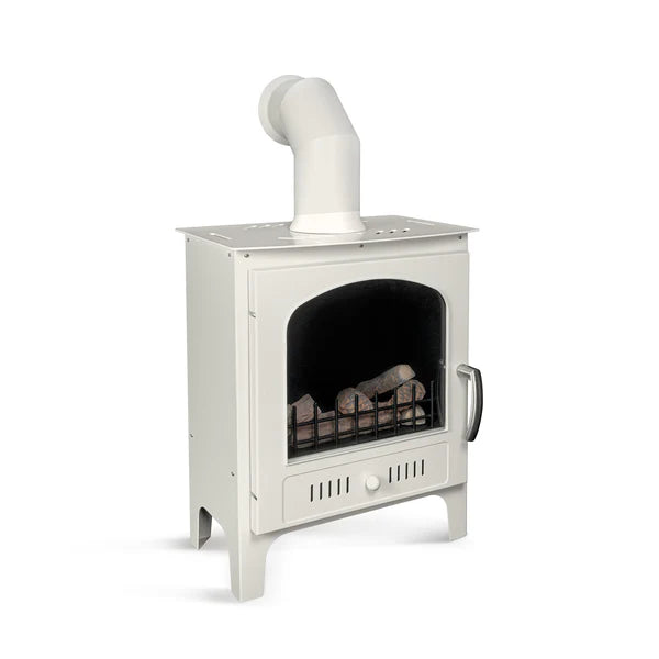 Traditional Slimline Light Pebble Bioethanol Stove