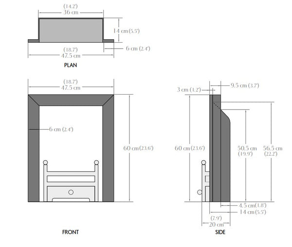 A Bioethanol metal Fireplace box Insert to sit inside a fireplace opening and convert an old open, gas or electric fire inset into a working live fireplace with real flames and real heat but no chimney or flue is needed as it burns bio ethanol liquid / fuel