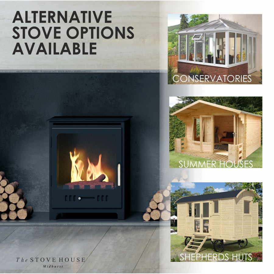 Howarth Bioethanol Black Modern Stove / No Flue - The Stove House