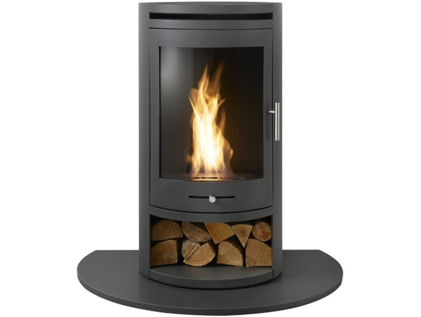 GRANITE HEARTH truncated to finish of your modern bioethanol stove look