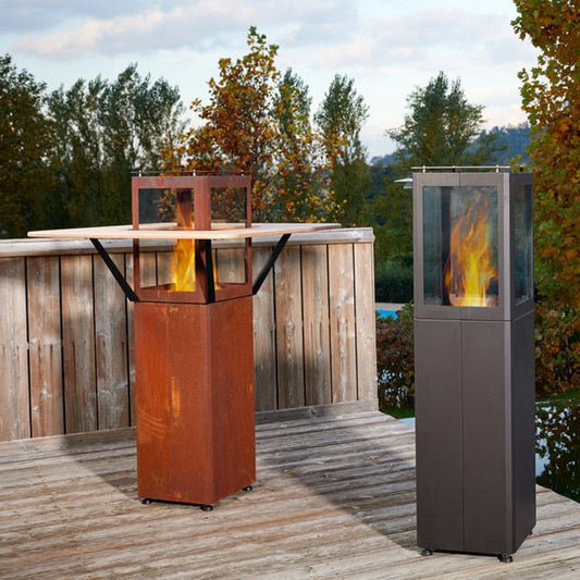 Qube Pellet Patio Heater - The Stove House